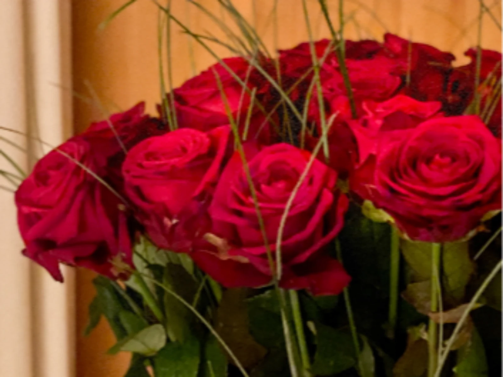 Ein Strauß Rote Rosen